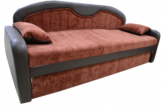 Софа "Лидер" 2 к. Romance red + Alfa dark brown Софа "Лидер" 2 к. Romance red + Alfa dark brown