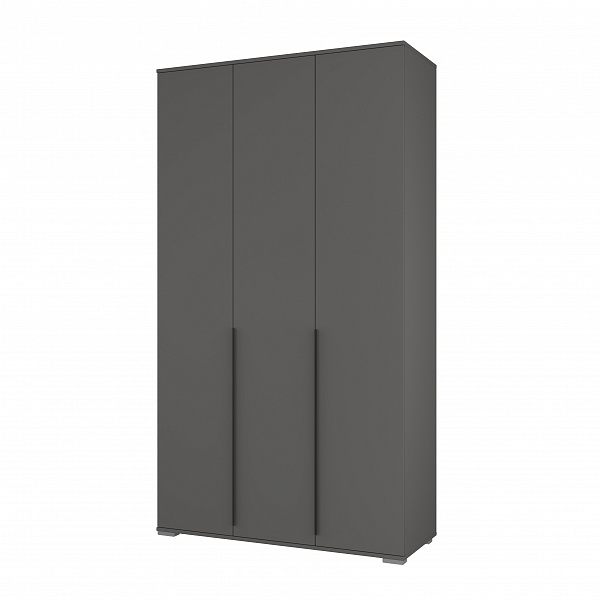Шкаф ШР-3/3 3-х створчатый распашной  Серый графит Шкаф ШР-3/3 3-х створчатый распашной  Серый графит