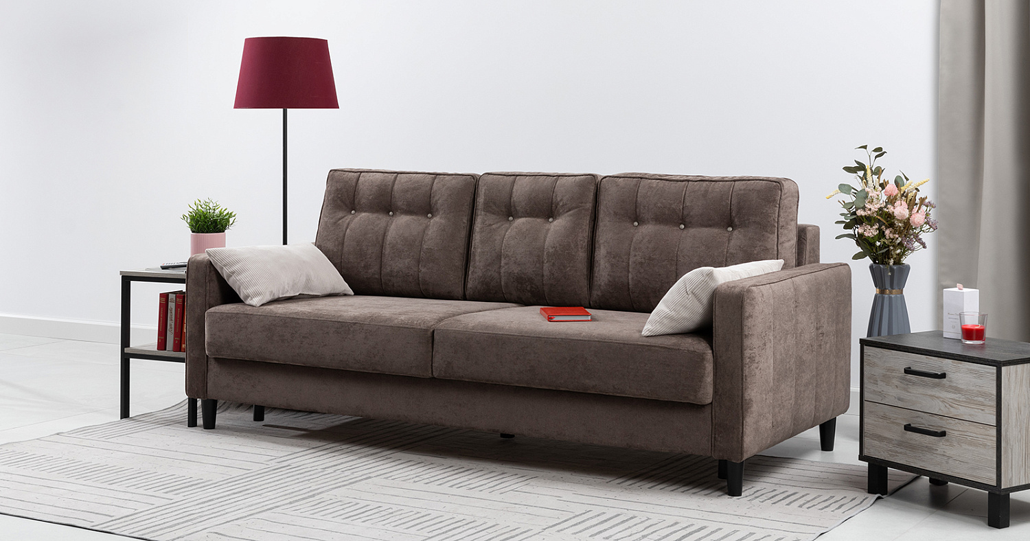 Диван "Арно" Арт.ТД 564 Лаки 06 (кор. перл.), Лаки 06, Vertical 910 мол белый