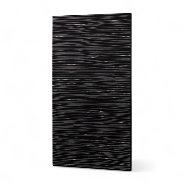 Фасад  ЧЕРНЫЙ СТРАЙП 423 для верхнего углового 