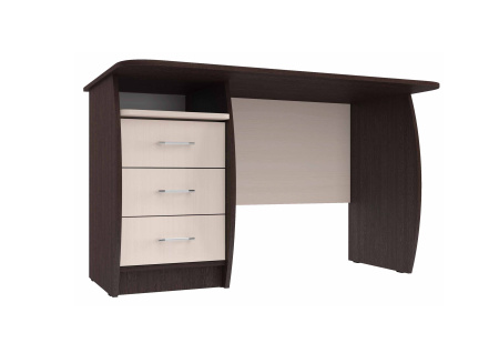 Стол письменный СП-1 Дуб Молочный/корпус Дуб Венге