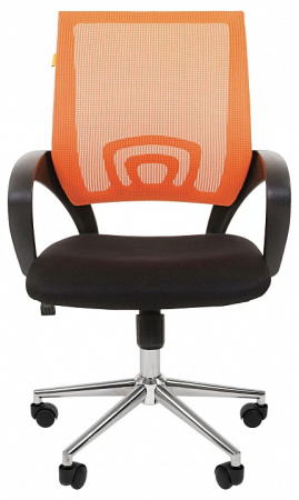 Кресло СН-696 Микс оранжевый/черный