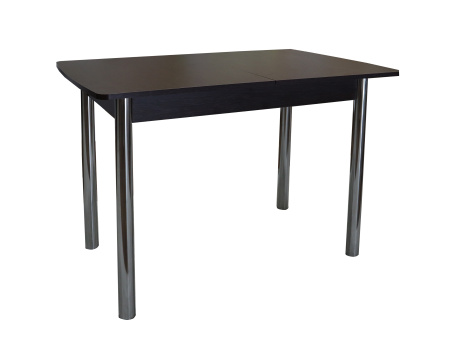 Стол Уют 3 1100(+390)*700*750 венге/опора D50 "труба" хром