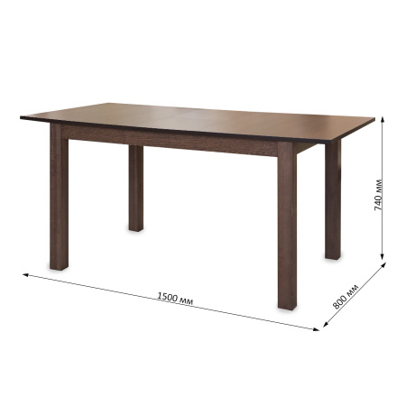 Стол  TVE-6930 Merlot Beech (MB), 1200(+300)*800*740