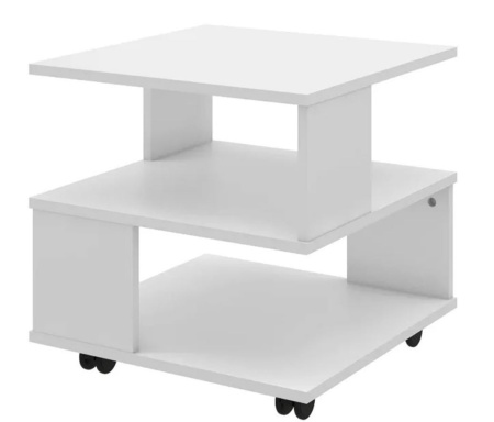 Стол журнальный "Алекс" Белый