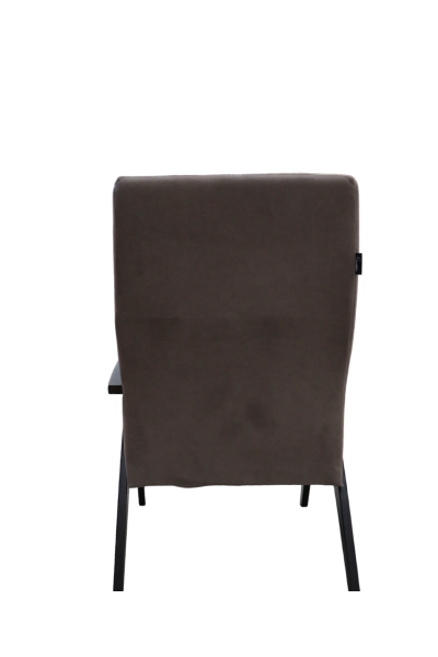 Кресло "ОСКАР" (каркас Орех, ткань Твист 5, коричневый)