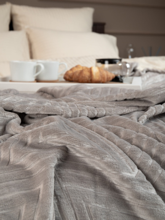 Плед Texrepublic фланель тиснёный 200*220 АРТ.93388