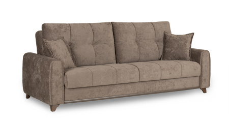 Диван "Плимут" Арт.ТД 379 Романс шокол + Марвел шоколад