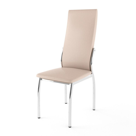Стул Лорд Лайт (хром, к/з Бежевый 120)