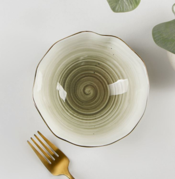 Салатник "Млечный путь" Серый