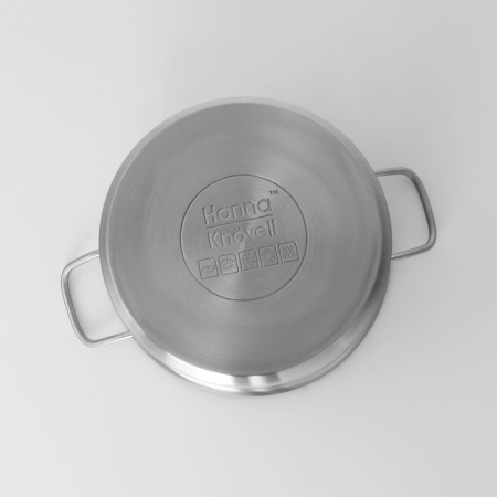 Кастрюля из нержавеющей стали Hanna Knövell с крышкой, 