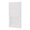 Фасад РОМБ белый 3 ящика 400