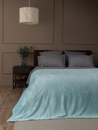 Плед Texrepublic фланель тиснение Евро , 30730