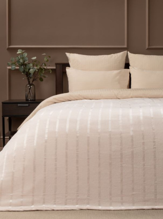 Плед Texrepublic фланель однотон страйп 200*220 94362