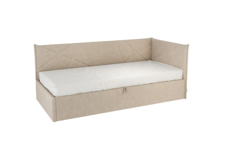 Кровать (Тахта) Бест 900*2000 Капучино (велюр)