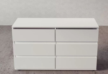 Комод Somero 467.06 6 ящиков Белый