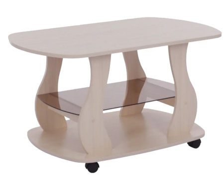 Стол журнальный Барон 2 дуб млечный