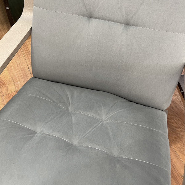 Кресло Сайма ткань Фреш 12 Светло-серый/Шимо