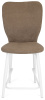 Стул Чинзано ПОЛУБАРНЫЙ, Т184 кофе с молоком+нога 1R38 Bh500 полубарный мини белый  Стул Чинзано ПОЛУБАРНЫЙ, Т184 кофе с молоком+нога 1R38 Bh500 полубарный мини белый