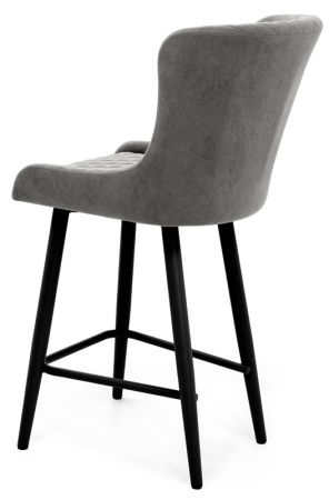 Стул Парма БАРНЫЙ, Т177- графит+нога барная Bh70см 1R38 (черный)