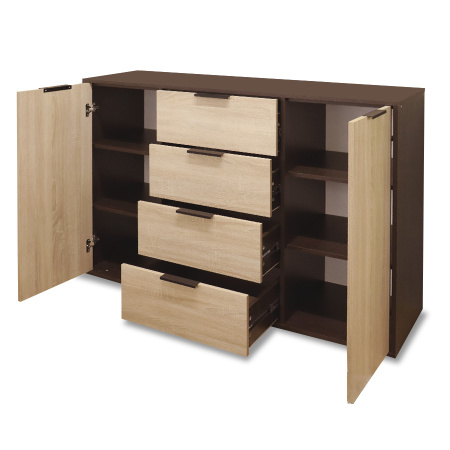 Комод БН-174-03 (1400) дуб венге/дуб сонома