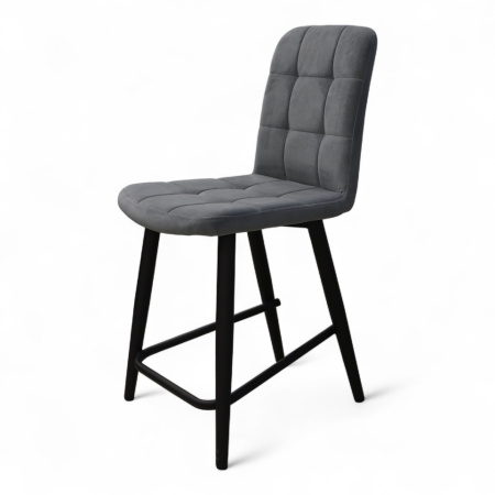 Стул Абсент NEW ПОЛУБАРНЫЙ , Т177 Графит +нога 1R38 Bh500 полубарный мини черный Стул Абсент NEW ПОЛУБАРНЫЙ , Т177 Графит +нога 1R38 Bh500 полубарный мини черный