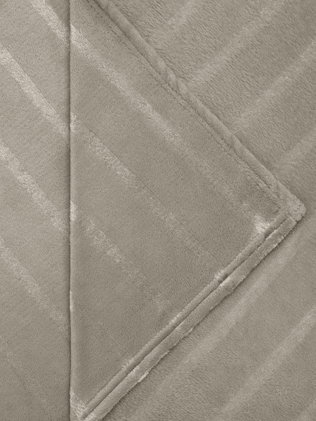 Плед Texrepublic фланель однотон страйп 150*200 94348 Плед Texrepublic фланель однотон страйп 150*200 94348