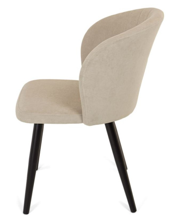 Стул Коко, Т170 бежевый+нога 1R38 черный