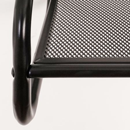 Полка настенная Барселона 21/Черный/650х245х300