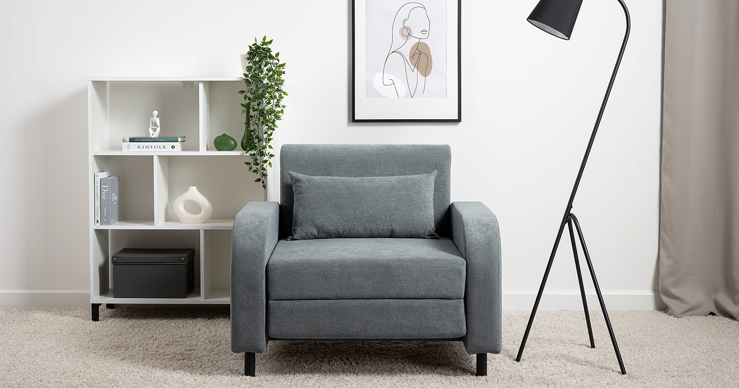 Кресло-кровать Киото EPIC 83 GRAPHITE