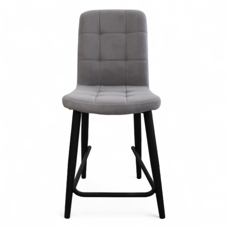Стул Абсент NEW ПОЛУБАРНЫЙ , Т180 светло-серый+нога 1R38 Bh500 полубарный мини черный Стул Абсент NEW ПОЛУБАРНЫЙ , Т180 светло-серый+нога 1R38 Bh500 полубарный мини черный