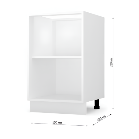 НОВА  Корпус стола 1-но дверного 500 / Белый