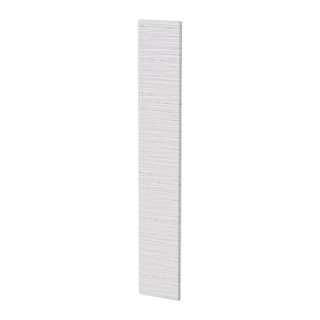 Фасад БЕЛЫЙ СТРАЙП 342 торцевой Высота 900