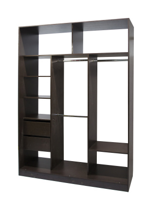 Каркас Шкафа-купе БН-61 с ящ. 2 двери 1600х2200х600/ВЕНГЕ