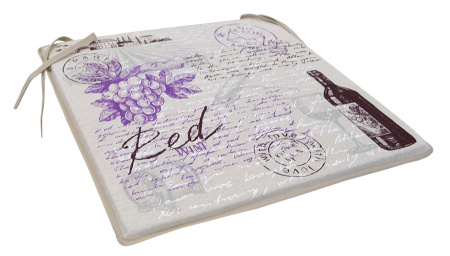 Сиденье  для стула 39*39 Виннная тема СТ-Ш