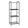 Стеллаж Валенсия 14 (СТВ -14) 4-секц Чёрный