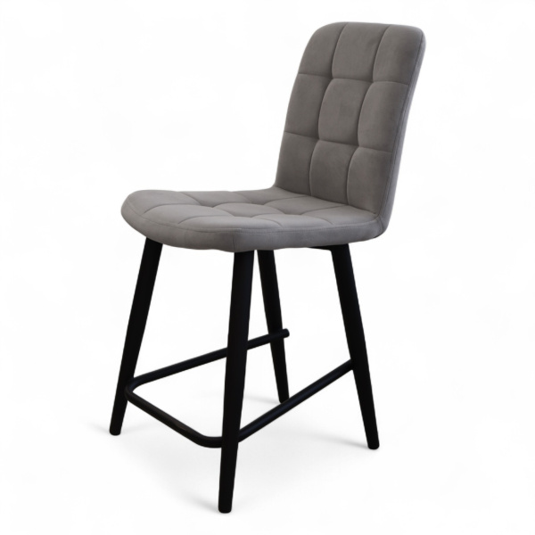 Стул Абсент NEW ПОЛУБАРНЫЙ , Т180 светло-серый+нога 1R38 Bh500 полубарный мини черный Стул Абсент NEW ПОЛУБАРНЫЙ , Т180 светло-серый+нога 1R38 Bh500 полубарный мини черный