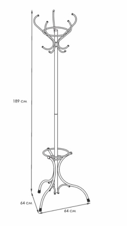 Вешалка-стойка №2 Тюльпан