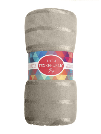 Плед Texrepublic фланель однотон страйп 150*200 94348