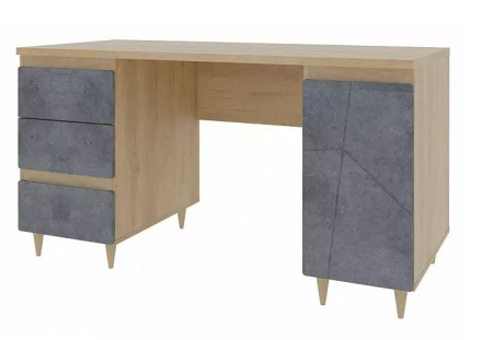 Киото СТЛ.339.06 Стол/Дуб небраска/Бетон темный