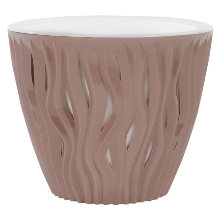 Кашпо "Вдохновение" (1,6л.) Цв. Фраппе (Арт. КШ-9667)