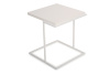 Стол Граф Белый/Белый стекло 500/550/500