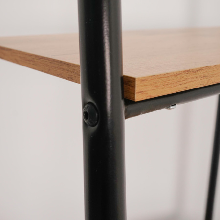 Гардеробная система Скандинавия 1, металл/дерево (дуб вотан/черный)