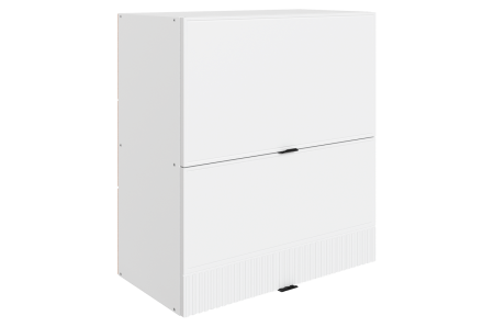 БАРИСТА Шкаф навесной L600 H720 2 дв горизонт.Белый