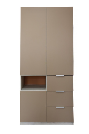 Шкаф "Ним" 3 дв. 3 ящ.  Сосна Лофт/Вижн