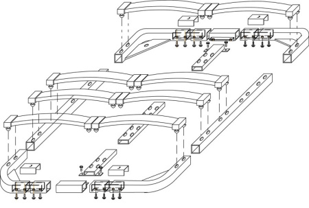 Основание ортопедическое (разборное)  1400*2000 Основание ортопедическое (разборное)  1400*2000