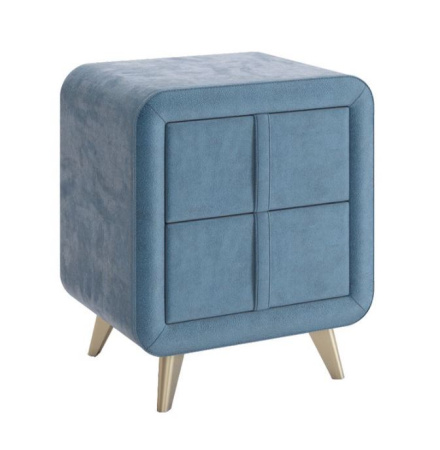 Тумба прикроватная Софи 2 Изумруд (велюр)