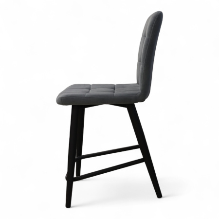 Стул Абсент NEW ПОЛУБАРНЫЙ , Т177 Графит +нога 1R38 Bh500 полубарный мини черный Стул Абсент NEW ПОЛУБАРНЫЙ , Т177 Графит +нога 1R38 Bh500 полубарный мини черный