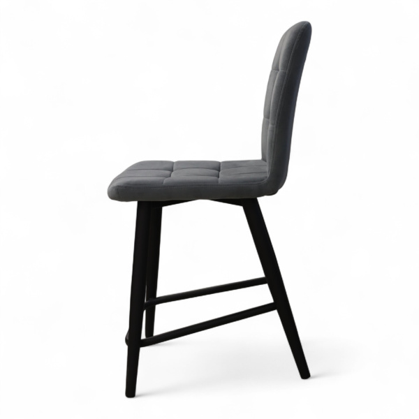 Стул Абсент NEW ПОЛУБАРНЫЙ , Т177 Графит +нога 1R38 Bh500 полубарный мини черный Стул Абсент NEW ПОЛУБАРНЫЙ , Т177 Графит +нога 1R38 Bh500 полубарный мини черный