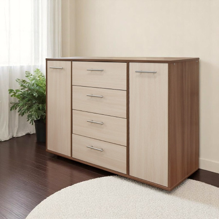 Комод БН-174-02 (1200) ясень шимо/дуб млечный